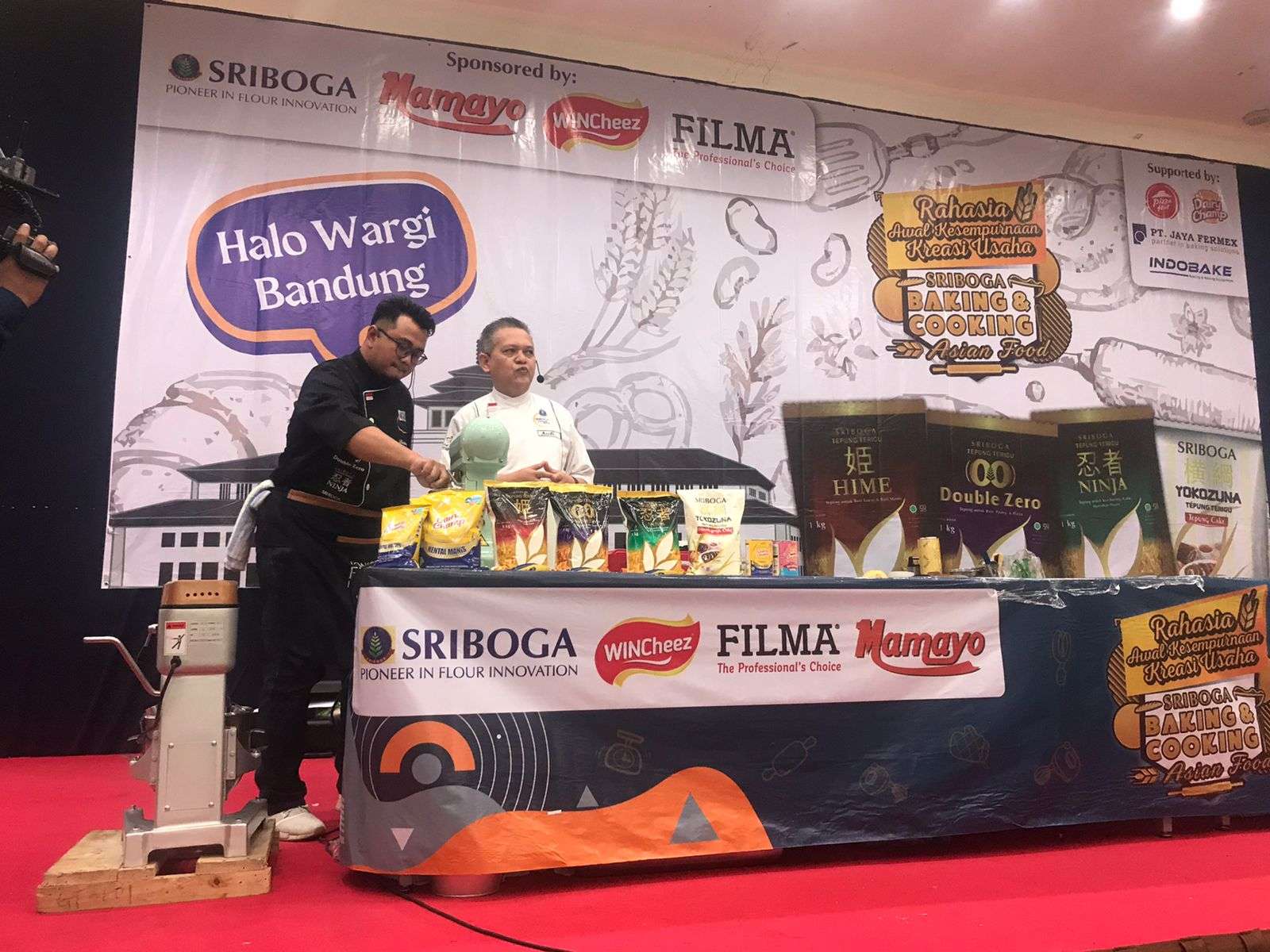 Demo Masakan Nusantara Kekinian, Ratusan Penghobi Masak Ambil Andil di Grand Baking Demo Sriboga