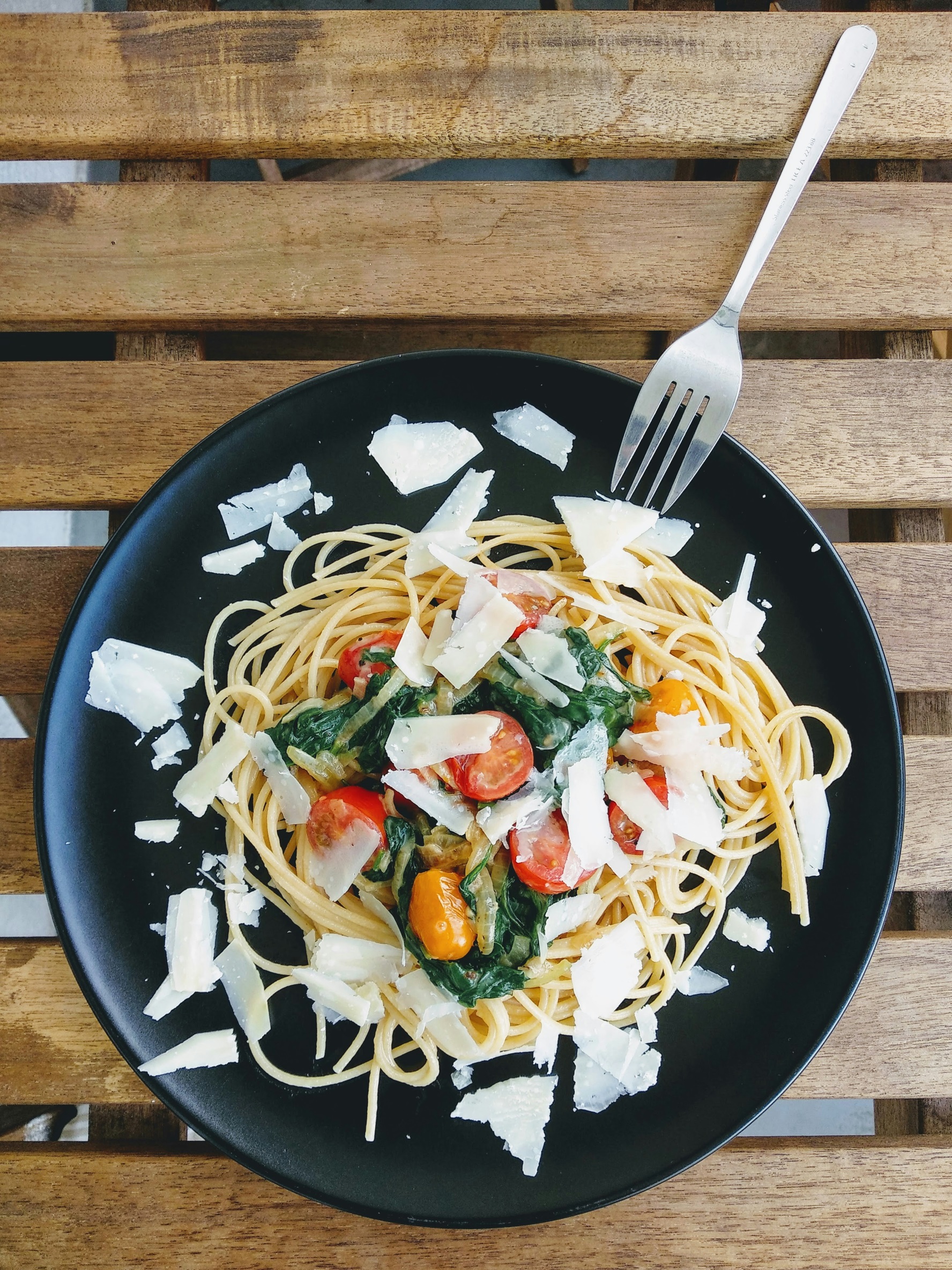 Pasta Parmesan Bawang Putih Krim